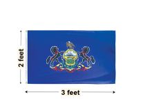 2'x3' Pennsylvania Nylon Outdoor Flag